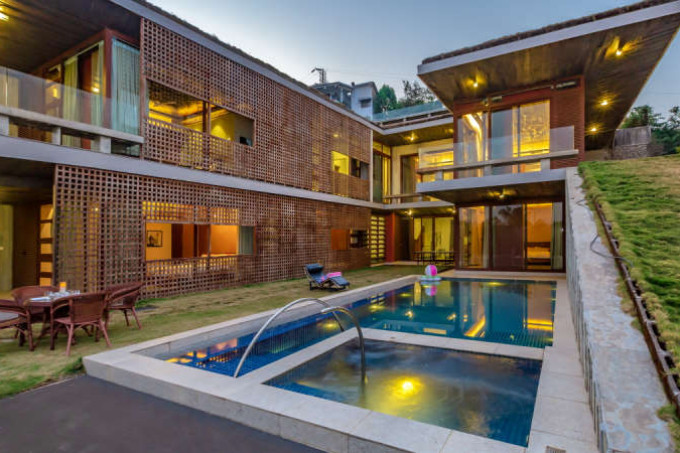 Luxury farmhouse in Lonavala with pool